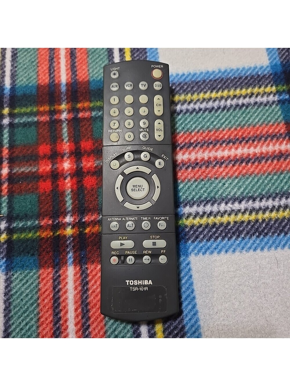 Toshiba TSR-101R Remote Control for Satellite TV Controller Free Shipping